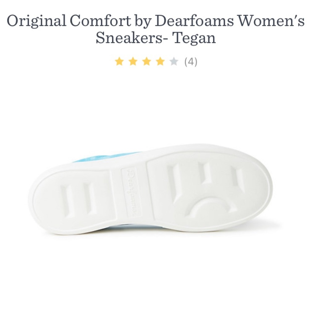 NWT Dearfoams || Blue Tie Dye Sneakers || Size 8.5 - Picture 4 of 9